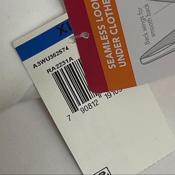 Warner’s wire free Bra womenswear white sizeXL new with tags - Picture 7 of 10